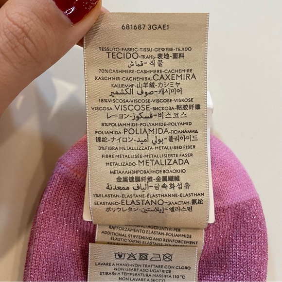 Gucci GG Logo Cashmere Blend Socks - Picture 7 of 10
